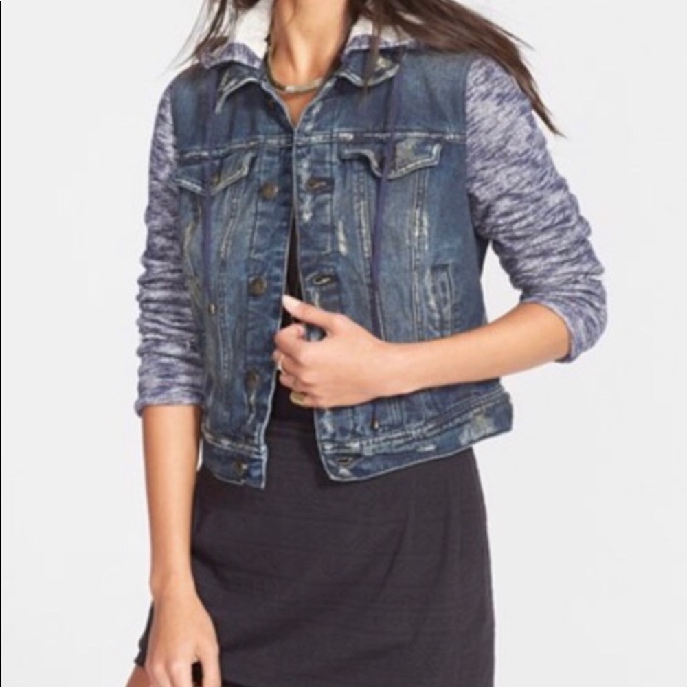 NWOT Free People denim jacket
